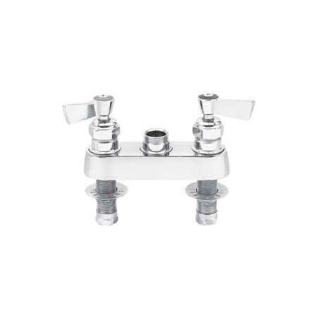 Fisher Mfg Fisher, 4" Deck Control Valve, Polished Chrome 3500